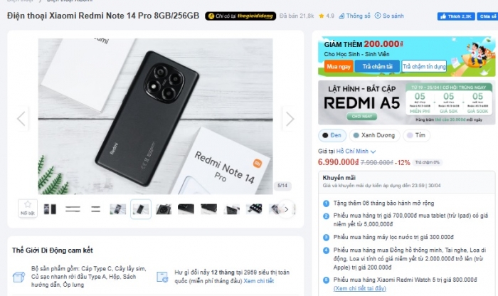 Đây là Redmi Note 14 Pro 4G, vua 4G tầm trung tại Việt Nam, ăn đứt iPhone 16, đe nẹt Galaxy A56 day la redmi note 14 pro 4g vua 4g tam trung tai viet nam an dut iphone 16 de net galaxy a56