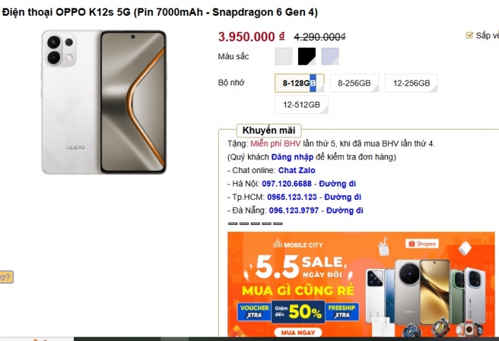 Đây là vua pin giá rẻ mới ra mắt, về Việt Nam chưa đầy 4 triệu, pin 7000 mAh áp đảo Galaxy S25 Ultra day la vua pin gia re moi ra mat ve viet nam chua day 4 trieu pin 7000 mah ap dao galaxy s25 ultra