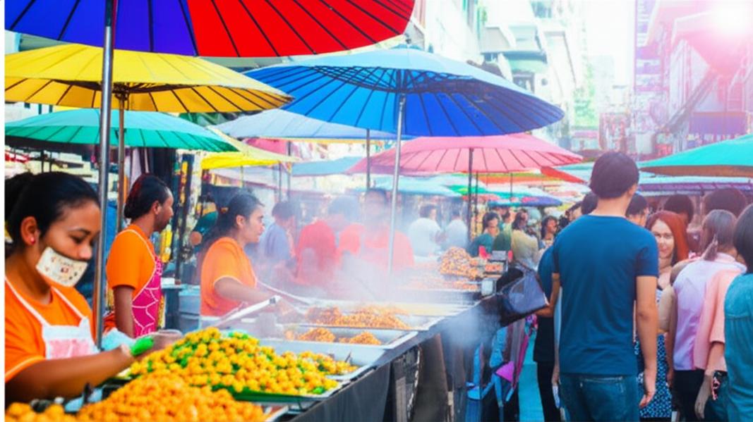 Bangkok street food for cheap flights to Thailand