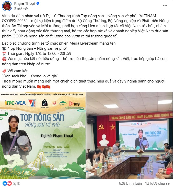 CĐM phản ứng gay gắt trước tin Phạm Thoại chính thức trở lại "đường đua" livestream bán hàng 1 CĐM phản ứng gay gắt trước tin Phạm Thoại chính thức trở lại "đường đua" livestream bán hàng