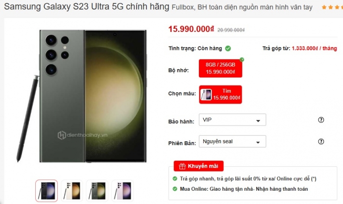 Galaxy S23 Ultra rẻ như cho tháng 7 vẫn chụp xa đỉnh nóc, kịch trần đủ hủy diệt iPhone 16 Pro Max 1 Galaxy S23 Ultra rẻ như cho tháng 7 vẫn chụp xa đỉnh nóc, kịch trần đủ hủy diệt iPhone 16 Pro Max