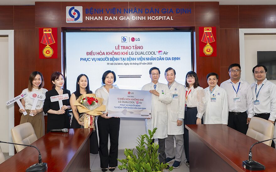 LG Việt Nam tặng loạt điều hòa không khí cho Bệnh viện Nhân dân Gia Định