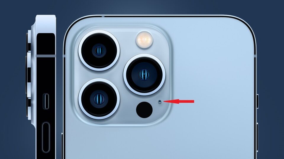 Lỗ nhỏ cạnh camera iPhone có tác dụng gì lo nho canh camera iphone co tac dung gi