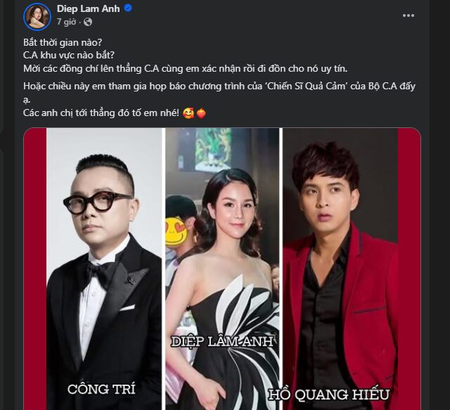 Rò rỉ hình ảnh hiện tại của Diệp Lâm Anh giữa lúc vướng tin bị bắt cùng Công Trí, Hồ Quang Hiếu